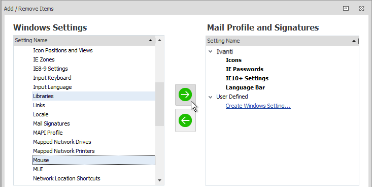 Settings Window Examples Windows Personalization
