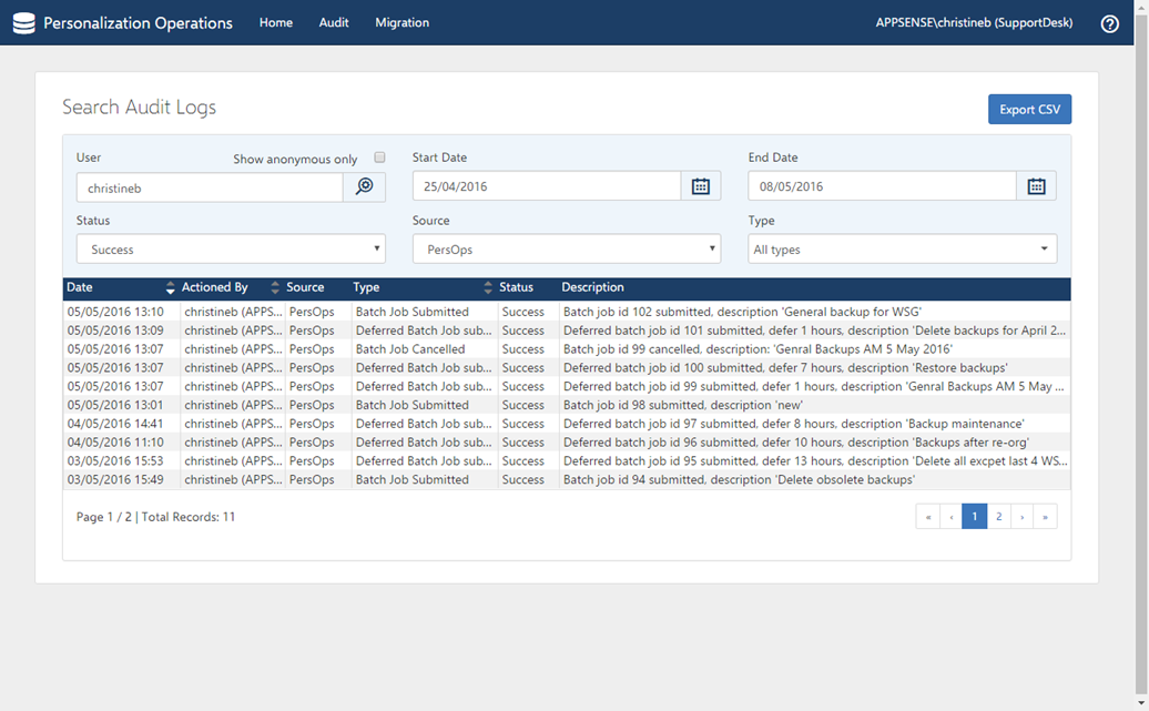 Audit Logs
