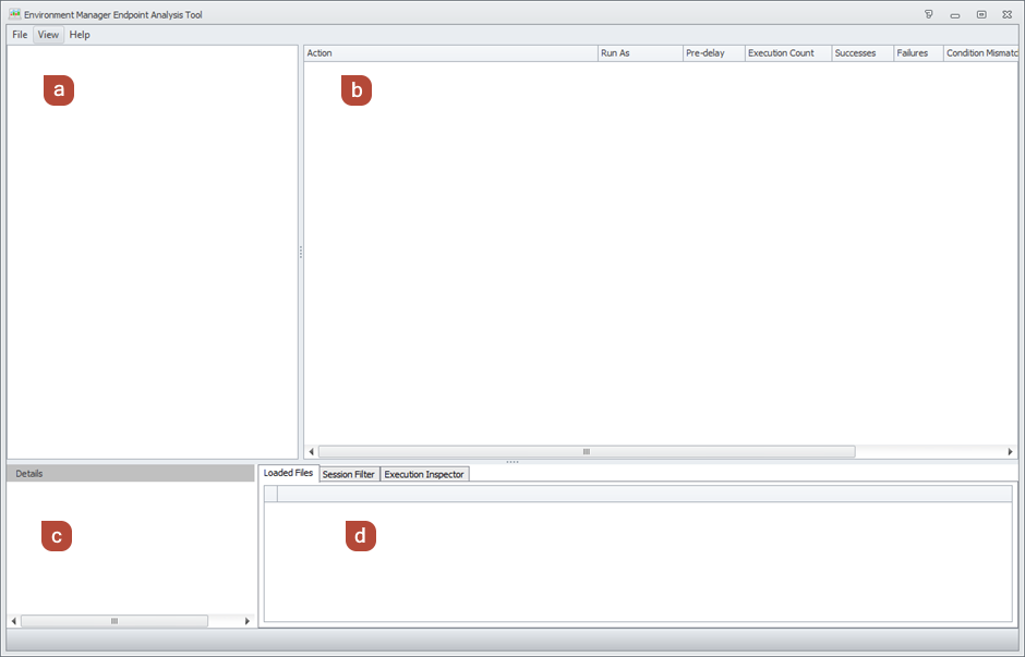 Endpoint Analysis Tool - User Interface