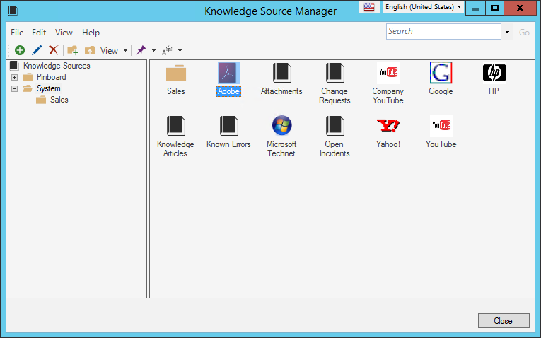 Knowledge Source Manager