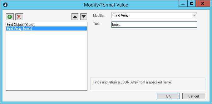 Find Array JSON Modifier