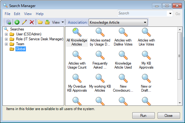 Knowledge Brokers: Search Manager