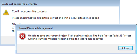 Create a New Project Task Plan from Microsoft Excel in the CSM Browser ...
