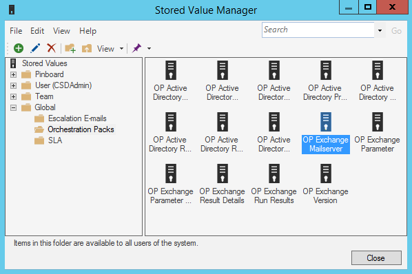Exchange OP: Stored Value Manager