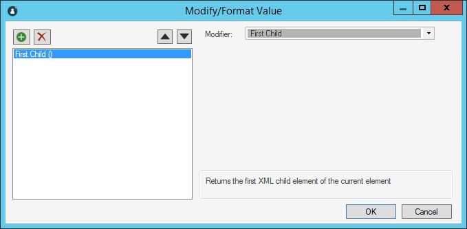 First Child XML Modifier