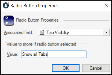 Radio Button Properties