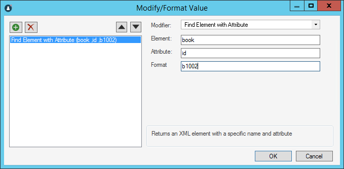 Find Element with Attribute XML Modifier