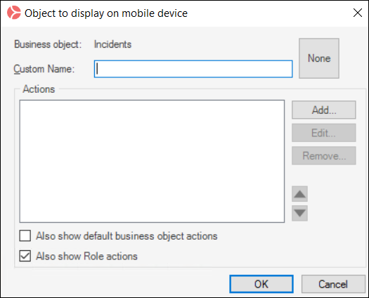 Objects to Display On Mobile Device