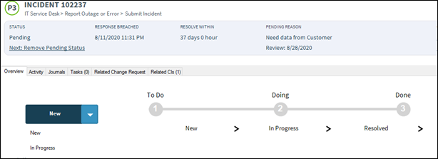 Form showing Lifecycle controls before records are migrated to Lifecycle Editor. Any status can be selected in transition control and no state shown in Lifecycle Progress Indicator.