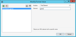 Find Element XML modiifier