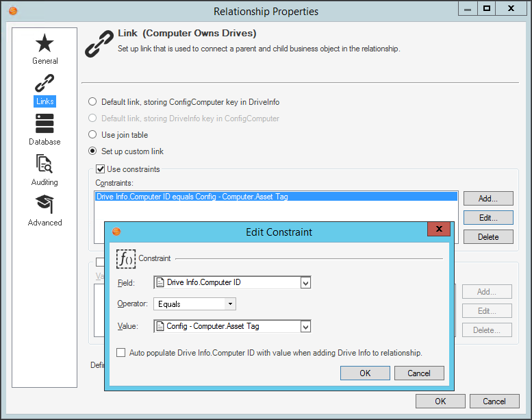 Relationship Constraint