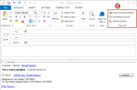 Outlook Add-In Message ribbon interface