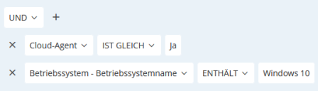 Beispiel für einen Gerätefilter