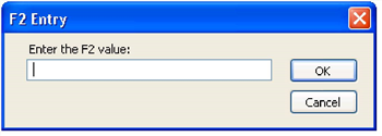 Creating F2 Lookup Entries