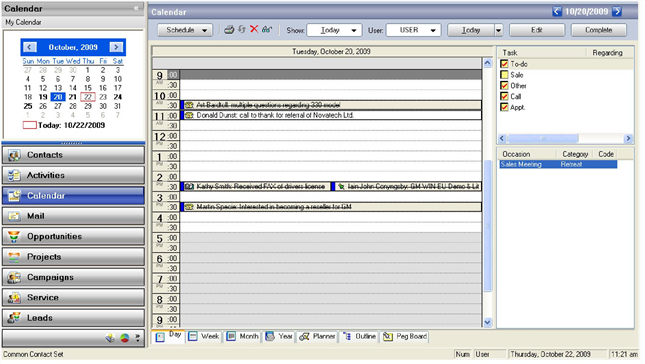 Calendars Overview