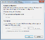 LAN Settings dialog