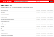 Endpoint Security REST API Swagger overview