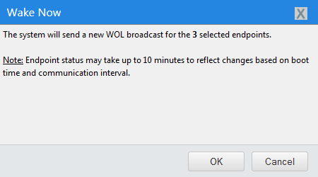 Wake Now Dialog