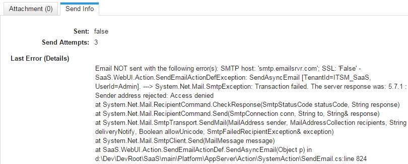 Email Troubleshooting