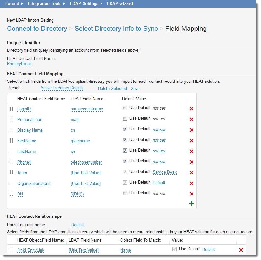 Configuring LDAP Settings