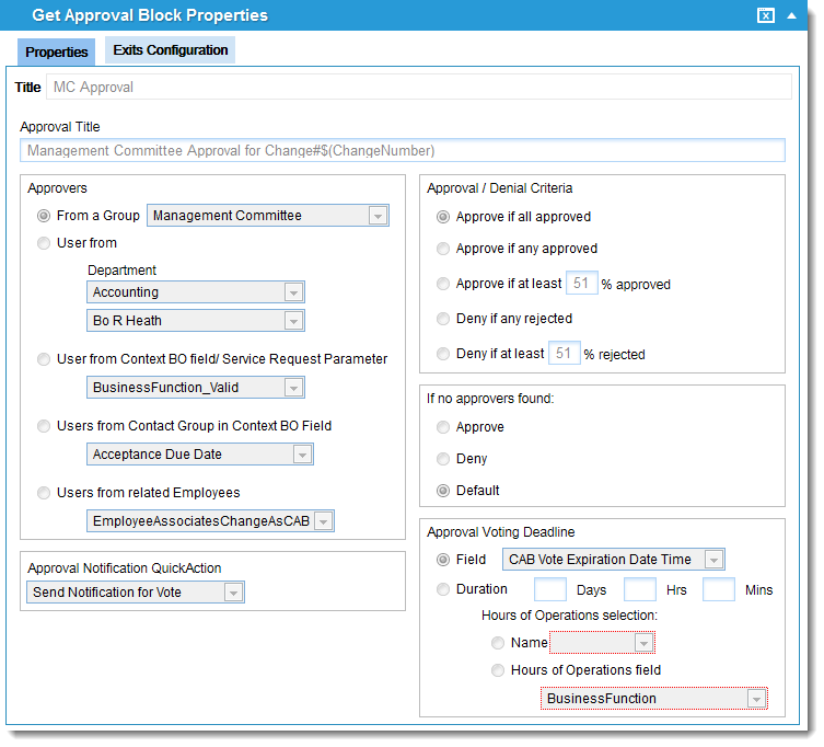 About the Change Approval Workflow