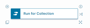 run for collection action block in GAD