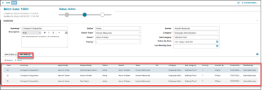 HR Batch Case Action