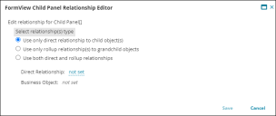 Image of the relationship editor