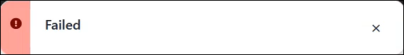 Image showing massage informong that Push LDAP Settings have failed