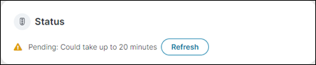 image showing agent policy status pending