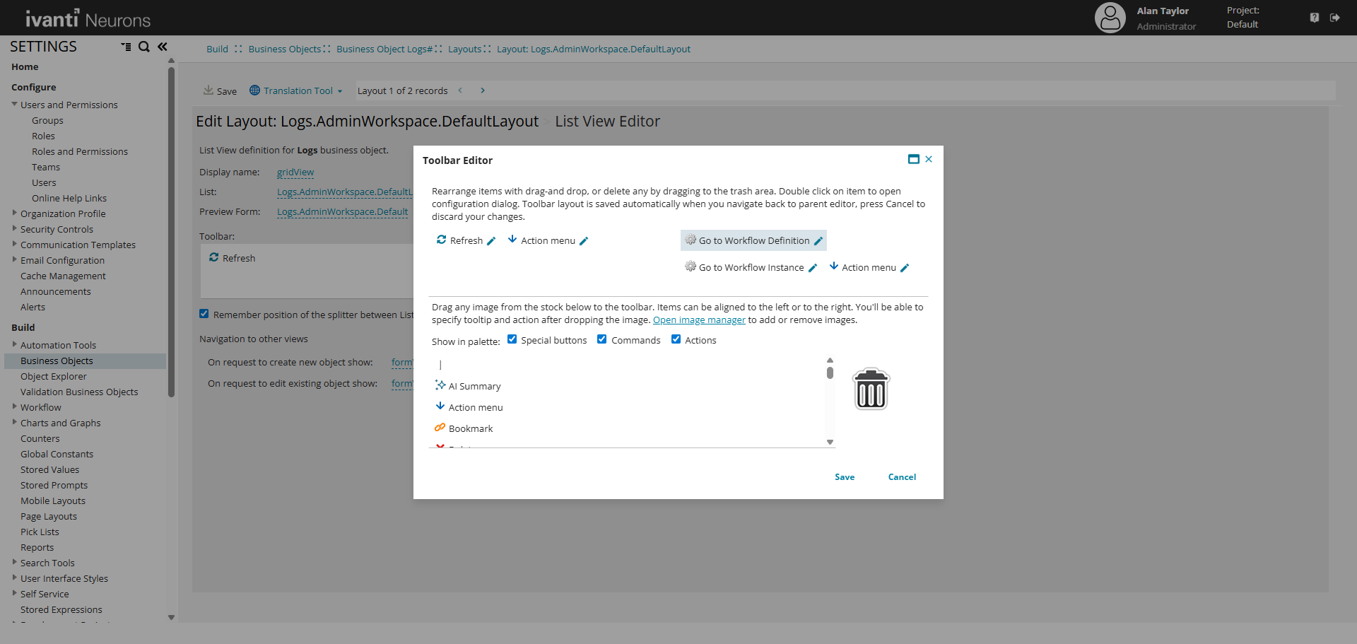 Adding the "Go to Workflow Definition" and "Go to Workflow Instance" Adding the "Go to Workflow Definition" and "Go to Workflow Instance"