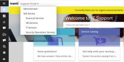 An extended role in the Self Service Mobile portal.