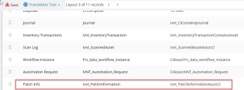 Ensuring that the patch information will be visible in the ITSM user interface.