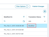Click Edit under the Edit Live Data column to open the Localization Workbench workspace
