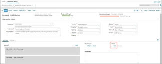 sample of a linked asset