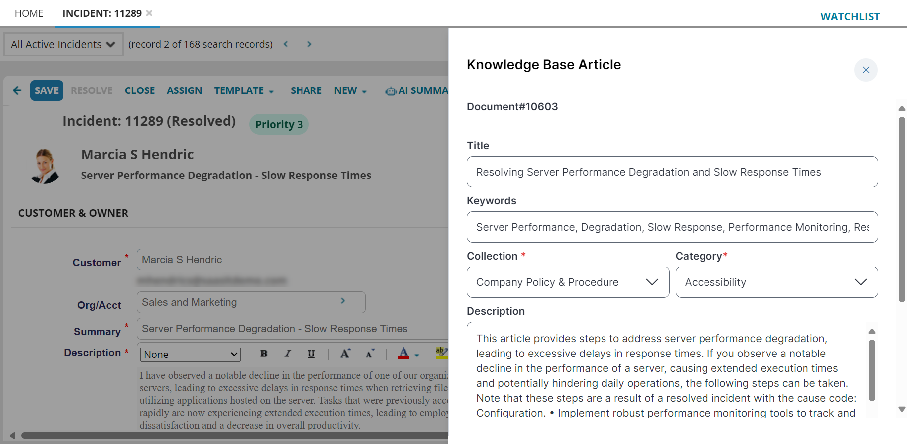 Generated Knowledge Base Article