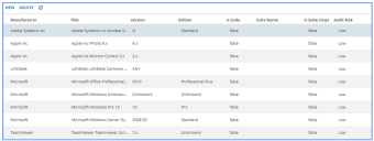 Imported software should display in the Software Assets workspace.