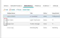 Scheduling Tasks tab of Employee BO