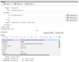 The Email workspace.