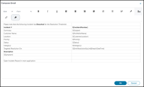 Email telling customer that Incident has breached Resolution Threshold