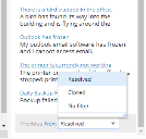 showing filtering of related items