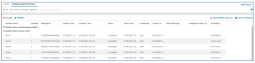 Run the Decompress Message Quick Action to view discovered device details.