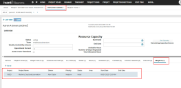 Scheduling Tasks tab of Employee BO
