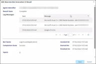 Screenshot of the view neurons bot invocation CI result dialog