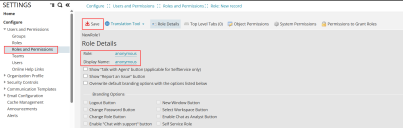 Select the Anonymous Submit check box on the Define Request Offering page.