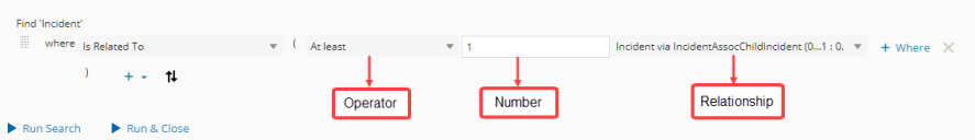 operators for searching for related business objects