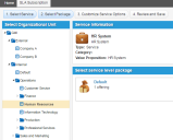 Service Information page