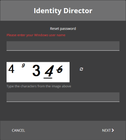 S1 password reset page 2