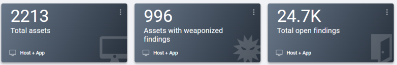 Application Security Dashboard - Applications Widget