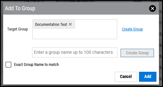 Adding a Host to a Group